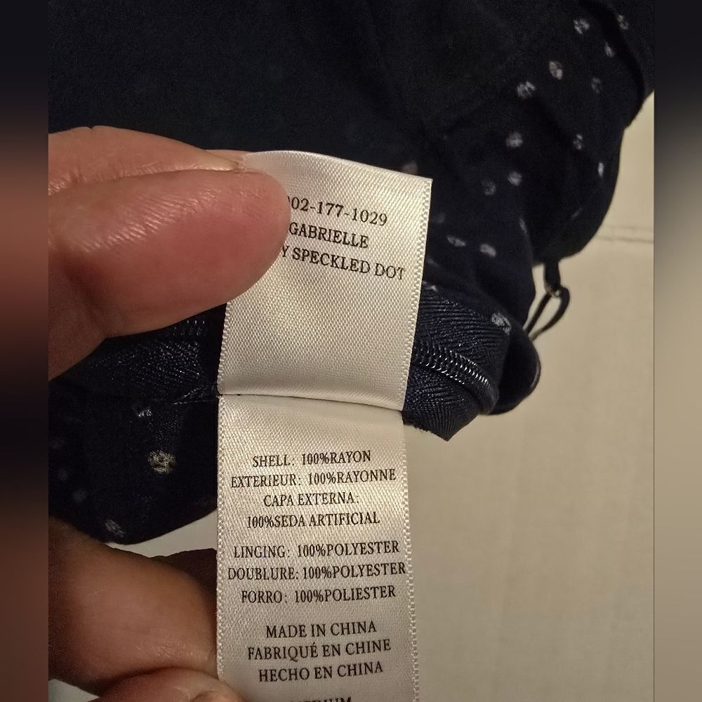 Rails Gabrielle Navy Speckeled Dots Jumpsuit Wide… - image 3